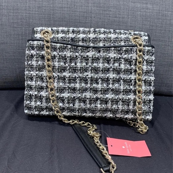 SOLD kate Spade Natalia Tweed Bag - Picture 6 of 10